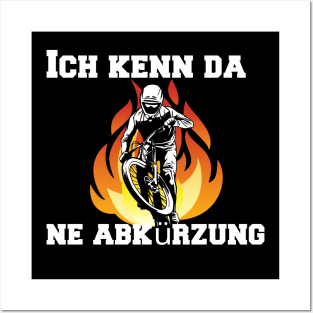 Mountainbike - Lustiger Spruch - BMX Fahrrad Posters and Art